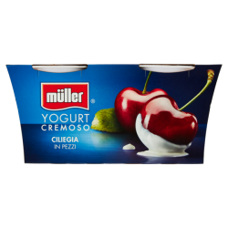Yogurt Muller Cremoso Ciliegia 2X125gr.