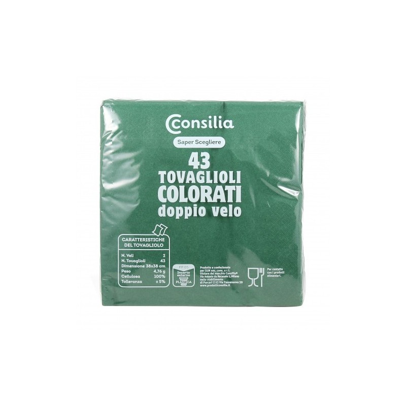 Tovaglioli Verdi 2 Veli 43Pz