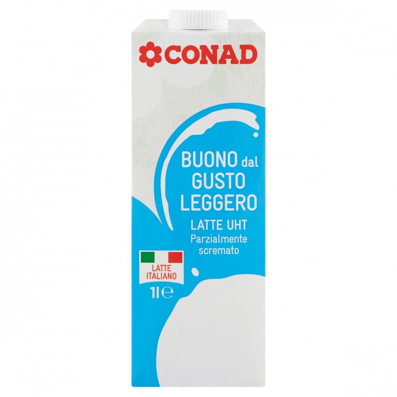 Latte Parzialmente Scremato Buono Gusto Leggero Conad 1Lt.