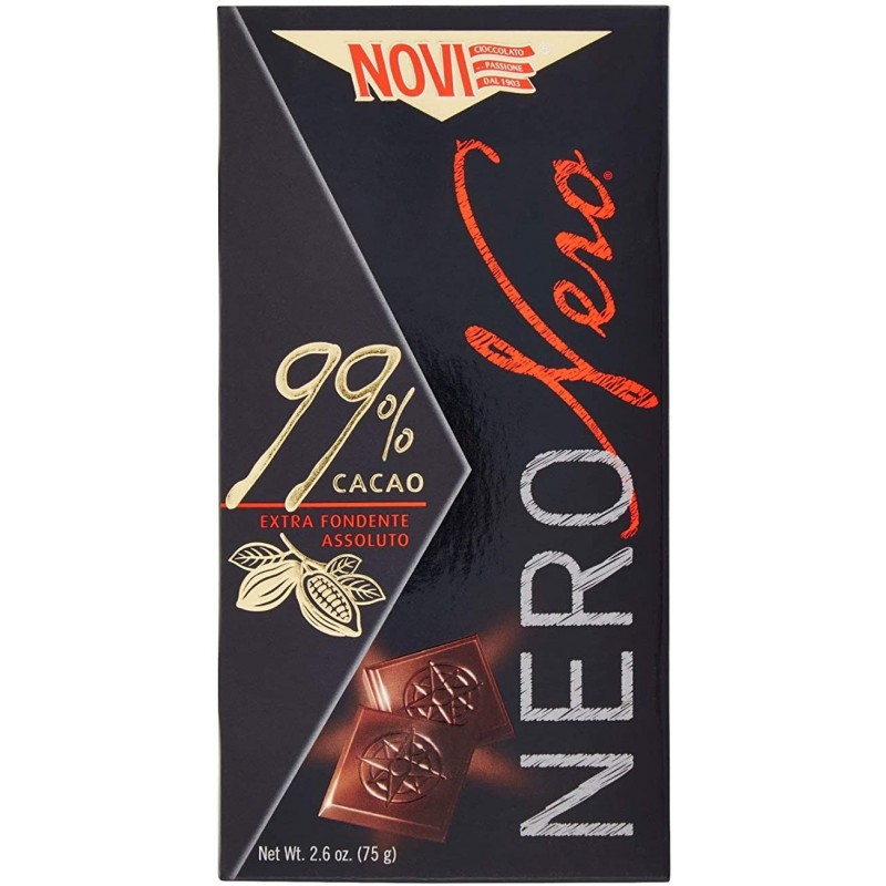 Cioccolato Fondente 99% Novi 75gr
