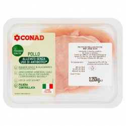 Pollo - Petto a Fettine Conad 250gr