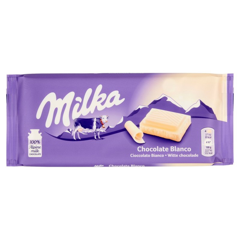 Cioccolato Bianco - Milka 100gr