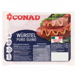 Wurstel di Suino - Conad 100gr